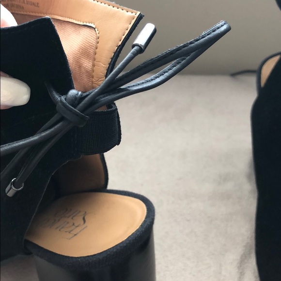 Franco Sarto Tie back suede ankle boots - Picture 2 of 3